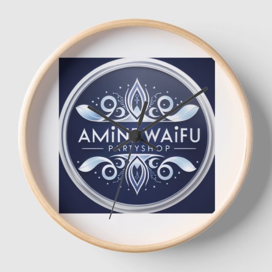 Animewaifupartyshop 壁時計 (正面)