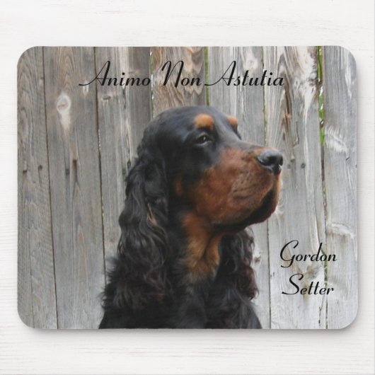 Animo Non Astutia, Gordon Setterマウスパッド マウスパッド (正面)