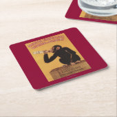 Anisetta Evangelisti Liquore daのデザート スクエアペーパーコースター (アングル)