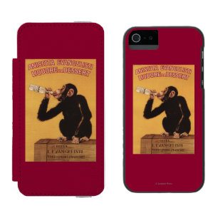 Anisetta Evangelisti Liquore daのデザート iPhone SE/5/5sウォレットケース