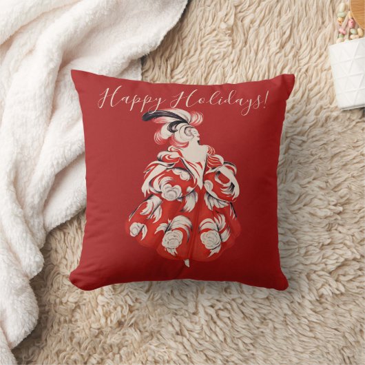 Anisette Red クッション (ブランケット)