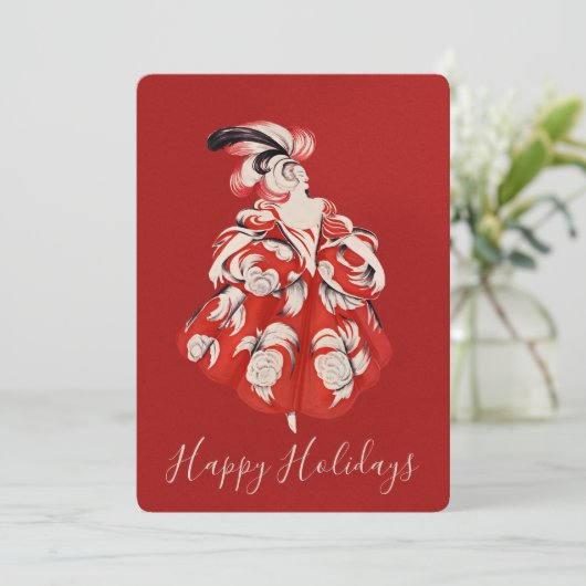 Anisette Red Holiday Flat Card シーズンカード (スタンド正面)