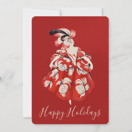 Anisette Red Holiday Flat Card シーズンカード