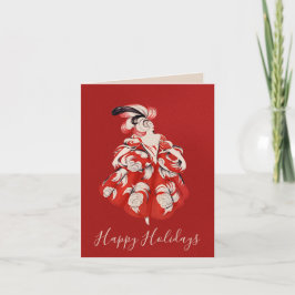 Anisette Red Holiday Folded Card シーズンカード