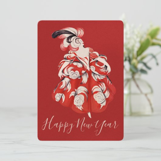 Anisette Red New Year  シーズンカード (スタンド正面)