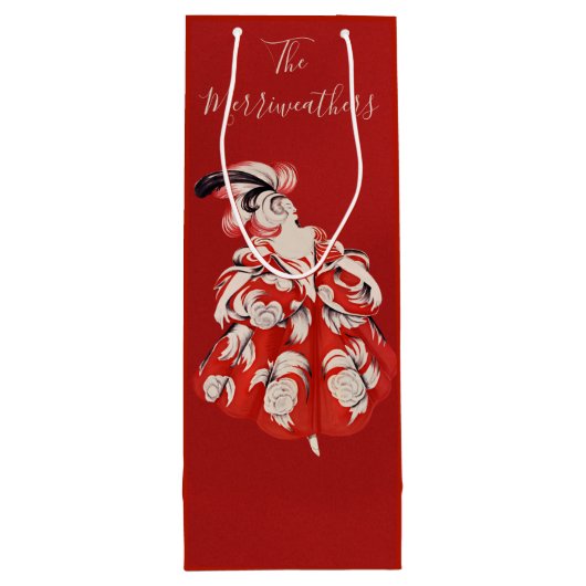 Anisette Red Wine Gift Bag ワインギフトバッグ (裏面)