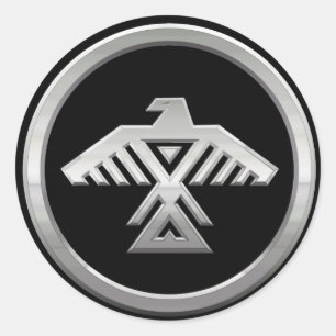 Anishinaabeの国家のステッカー ラウンドシール