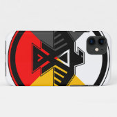 Anishinaabe 4の方向iPhoneの場合 Case-Mate iPhoneケース (裏面(横))