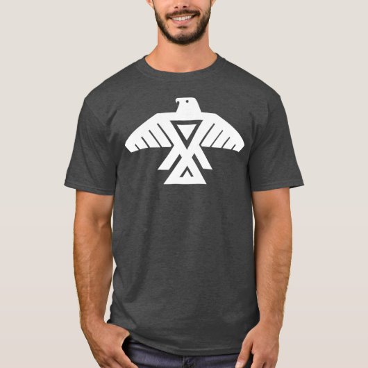 Anishinaabe Native American Thunderbird Tシャツ (正面)