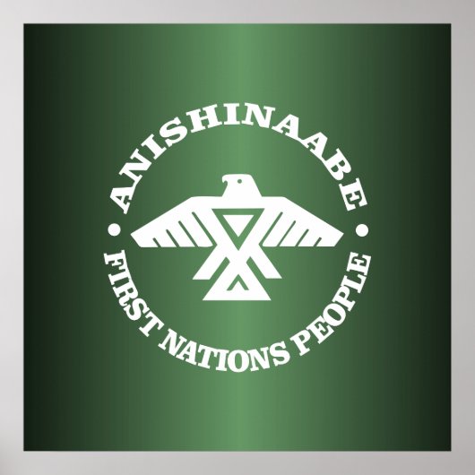 Anishinaabe (Ojibwe, Chippewa) ポスター (正面)