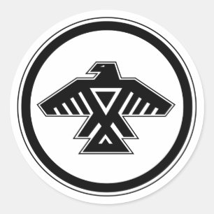 Anishinabekの国家のステッカー ラウンドシール