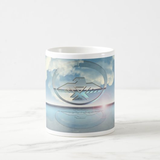 Anishinabekの朝のマグ コーヒーマグカップ (中央)