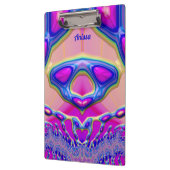 ANISSA ～奇怪な3D!～ピンクブルーグリーンオリジナル クリップボード (左)