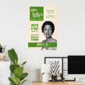 Anita O'Day jazz poster - Mister Kelly's - Chicago ポスター (ホームオフィス)