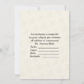 Aniversario 2 招待状 (裏面)