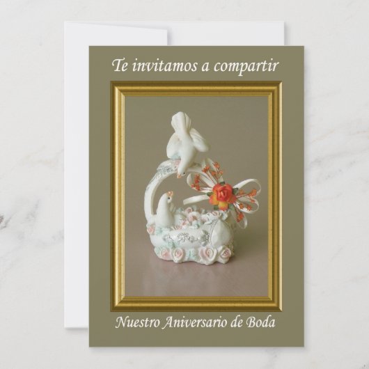 Aniversario de Bodas 招待状 (正面)