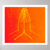 Anjali/Namaskara MudraPoster ポスター (正面)