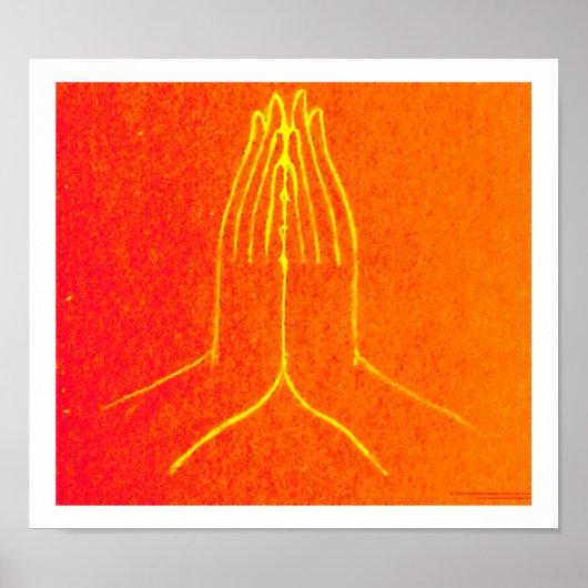 Anjali/Namaskara MudraPoster ポスター (正面)