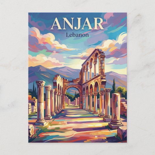 Anjar Lebanon ポストカード (正面)