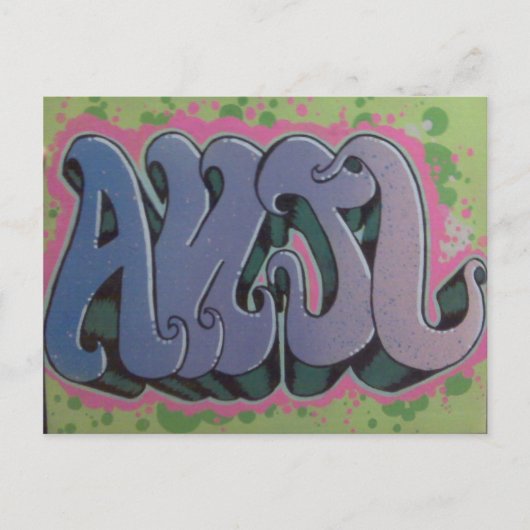 Anjl Stencilはがき ポストカード (正面)