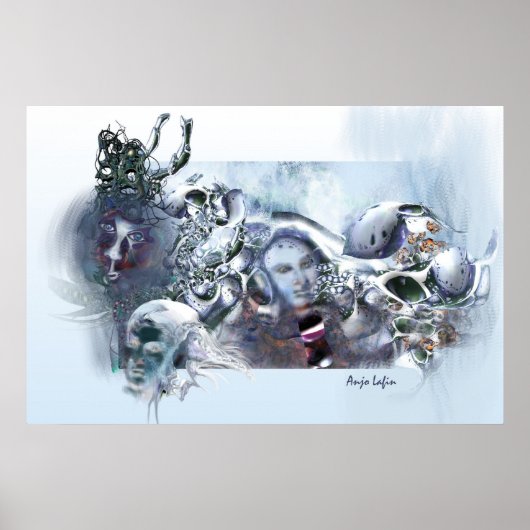 Anjo Lafinによる記憶 ポスター (正面)