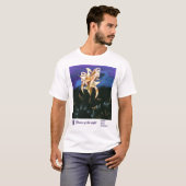 Anjo Lafin著夜の花 Tシャツ (正面フル)