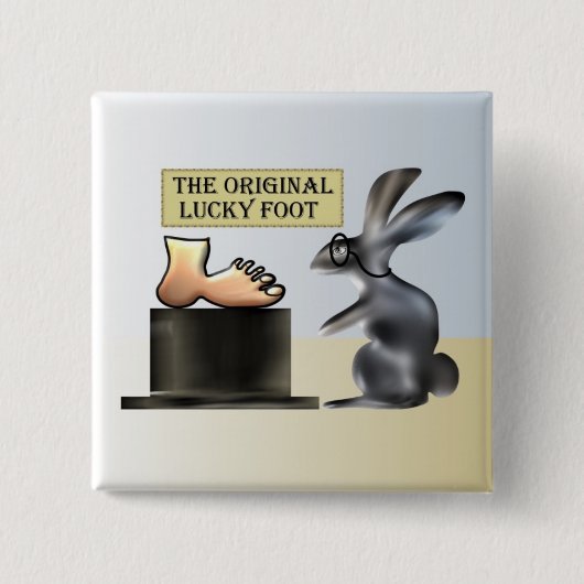 Anjo Lafin著幸運な足ボタン 缶バッジ (正面)