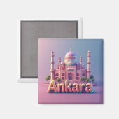 Ankara Fantasy Monument With Pastel Domes マグネット (正面/裏面)