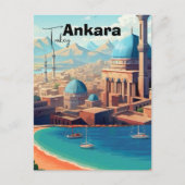 Ankara Turkey wall art - Turkey, Ankara print, Ank ポストカード (正面)