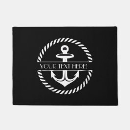 Anker- mit Namen zum personalisieren ドアマット