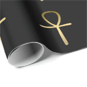 Ankhの十字のエジプトの記号 ラッピングペーパー (ロールコーナー)