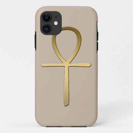 Ankhの十字のエジプトの記号 Case-Mate iPhoneケース (裏面)