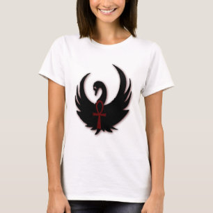 Ankhの黒鳥 Tシャツ