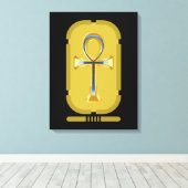 Ankhシンボルキャンバス印刷 キャンバスプリント (インサイチュ (ウッドフロア))