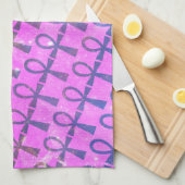 Ankhパターン キッチンタオル (四つ折り)