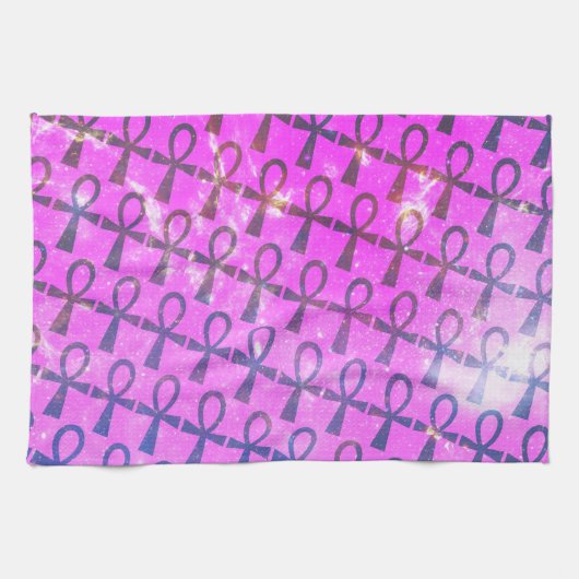 Ankhパターン キッチンタオル (横)