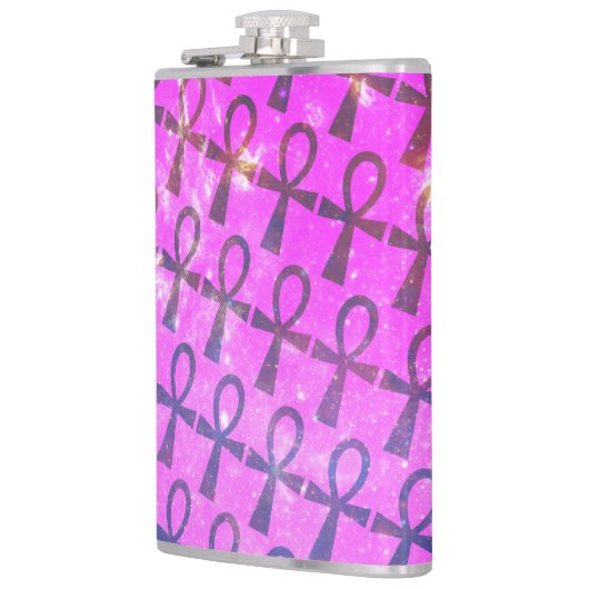 Ankhパターン フラスク (左)