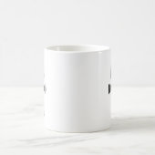 ANKH記号バーコード アンクスのバーコードデザイン コーヒーマグカップ (中央)