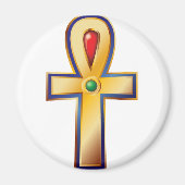 Ankh – 古代エジプトの人生のシンボル マグネット (正面)