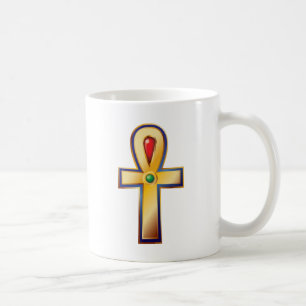 Ankh-生命の古代エジプトの記号 コーヒーマグカップ