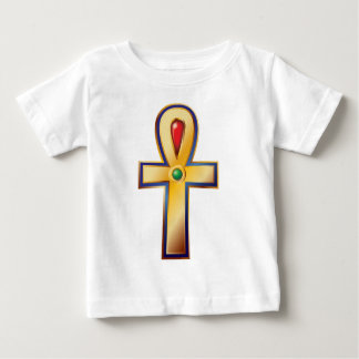 Ankh-生命の古代エジプトの記号 ベビーTシャツ