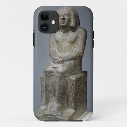 Ankh、Horusの司祭、早い君主のPeの彫像 Case-Mate iPhoneケース (裏面)