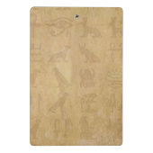 Ankh Key Of Life On Hieroglyph ミニクリップボード (裏面)