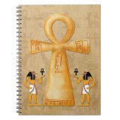 Ankh Key Of Life On Hieroglyph Notebook ノートブック (正面)