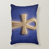 Ankh Symbol Bedeutung – Schlüssel des Lebens アクセントクッション (正面(垂直))