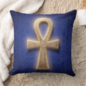 Ankh Symbol Bedeutung – Schlüssel des Lebens クッション (ブランケット)