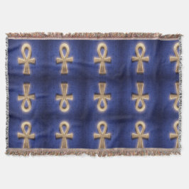 Ankh Symbol Bedeutung – Schlüssel des Lebens スローブランケット