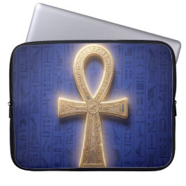 Ankh Symbol Bedeutung – Schlüssel des Lebens ラップトップスリーブ