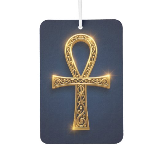 Ankh Symbol Bedeutung – Schlüssel des Lebens´10 カーエアーフレッシュナー (正面)