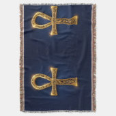 Ankh Symbol Bedeutung – Schlüssel des Lebens´10 スローブランケット (正面縦)